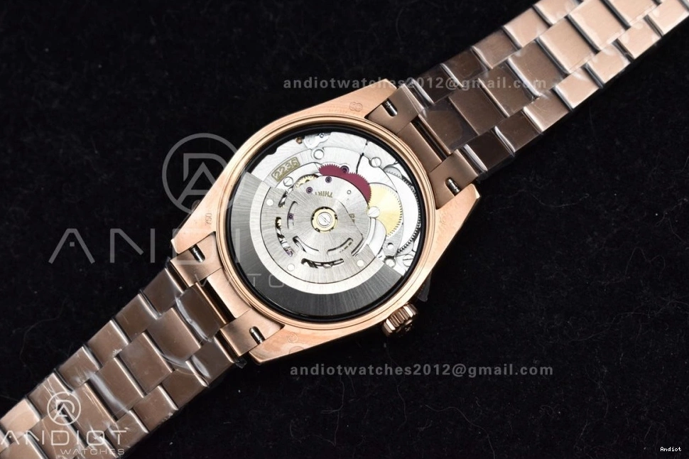 Full MOP 31 RG Sporty Sytle Diamond 551 Dial Case GSF Bracelet President On DateJust 278275 Ladies 316L Steel and 0704
